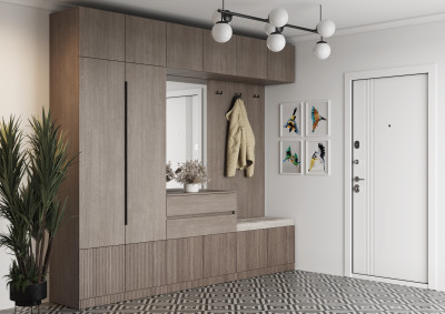 Модульная прихожая Кантри, композиция 1