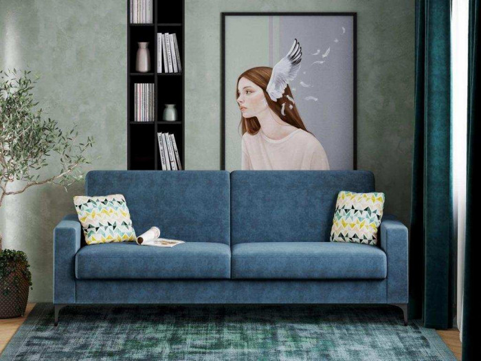 Диван-кровать Алекс 3Т модель 047 Геометрия 69/Вивальди 13