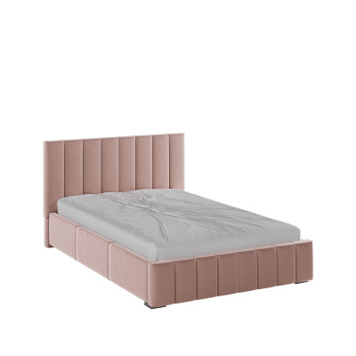 Нега Кровать интерьерная 140 пыльная роза, ортопед