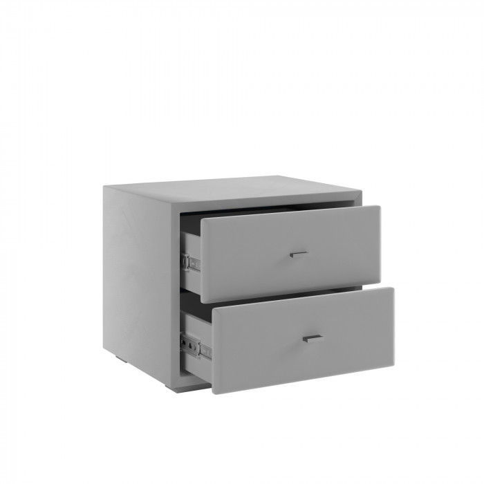 Тумба прикроватная интерьерная светло-серый