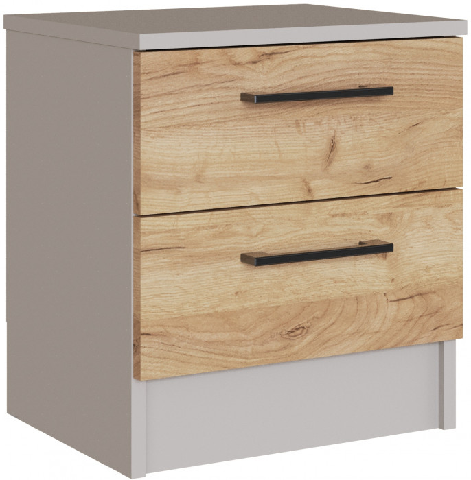 Тумба прикроватная Вегас, Кашемир/Дуб крафт золотой