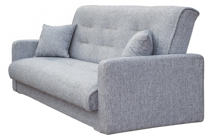 Раскладной диван-кровать, прямой, книжка, цвет бежевый, рогожка, Лондон 120х190