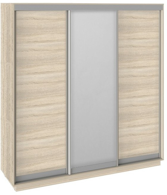 Румер СШК 1.210.70-11.13.11 Шкаф-купе 3-х дверный (2100x600x2200) (Дуб Сонома, Дуб сонома/Зеркало/Дуб сонома)
