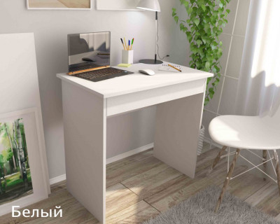 Стол компьютерный, белый