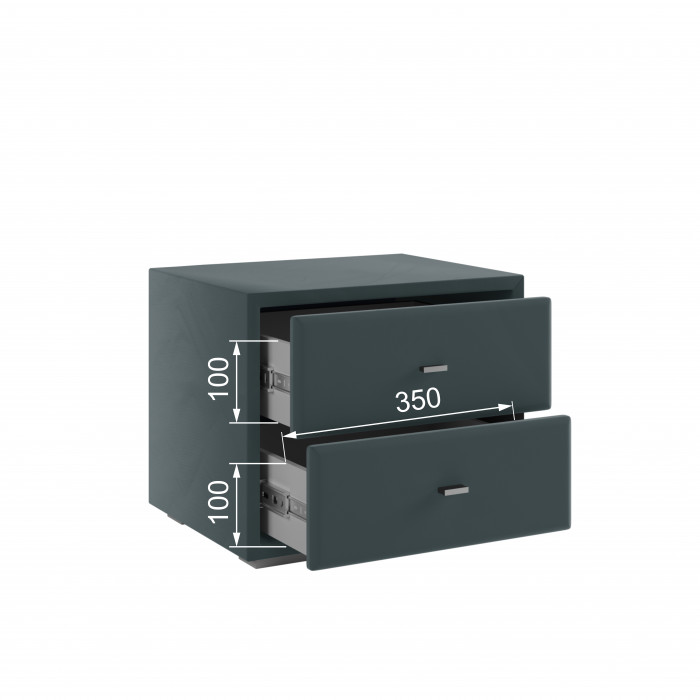 Тумба прикроватная интерьерная серый