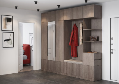 Модульная прихожая Кантри, композиция 4