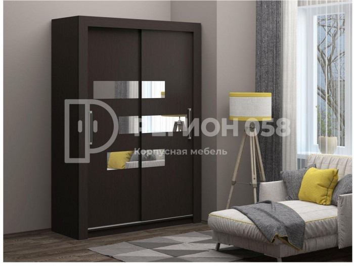 Шкаф-купе Альянс-12 ЛДСП, венге, склад