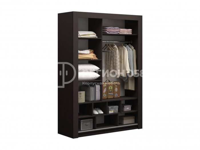 Шкаф-купе Альянс-12 ЛДСП, венге, склад