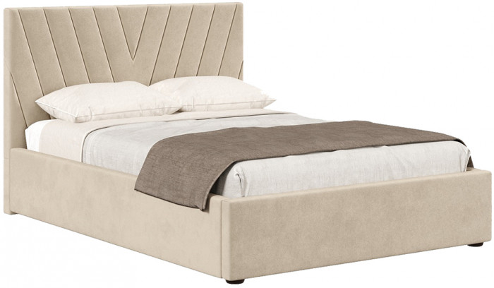 Кровать с подъёмным механизмом 1600 Палермо, бежевый 729