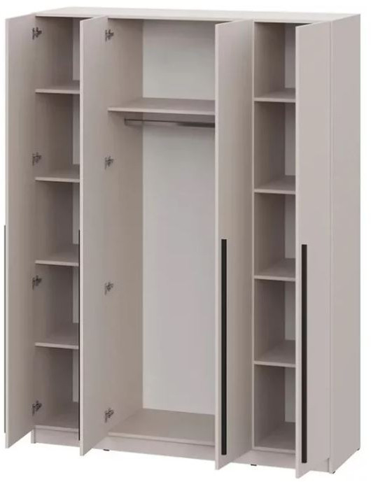 шкаф распашной Берген ШК-1600 кашемир/кашемир