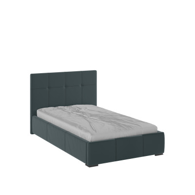 Рио Кровать интерьерная 120 серый квадрат, ПМ