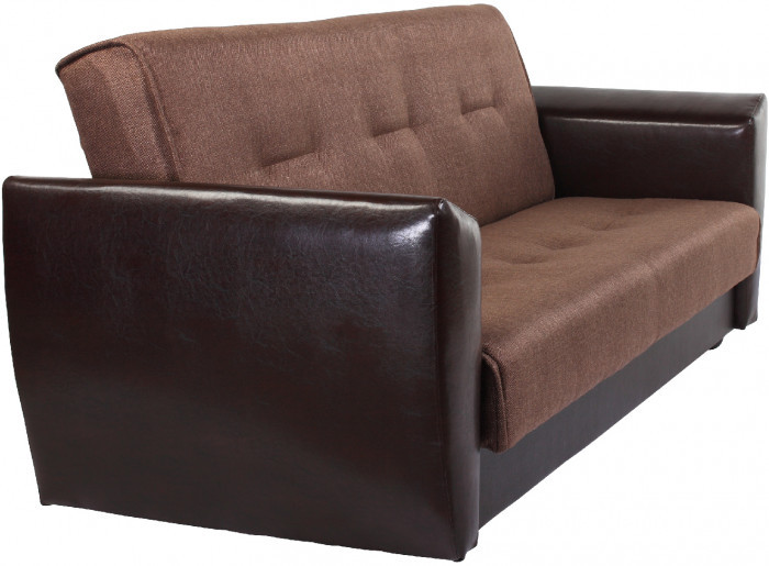 Диван книжка Амстердам 120 рогожка микс, пружинный блок Боннель