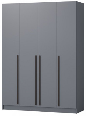 Шкаф Бастион ЛДСП 1,6 (графит)