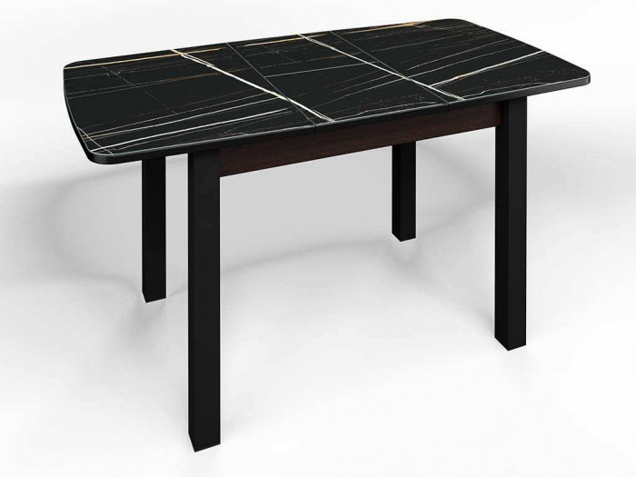 Стол СМ-3 Флорида ноги окрас квадратный венге/черный