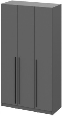 Шкаф распашной Берген ШК-1200, Серый графит