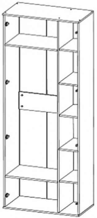 Прихожая Бэль 3 Слоновая кость