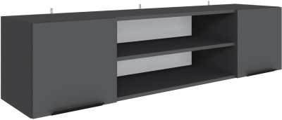 Полка навесная Мадрид ПН-3 (1,5) графит серый