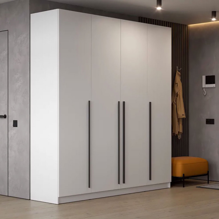 шкаф распашной Берген ШК-2000 белое дерево/белое дерево