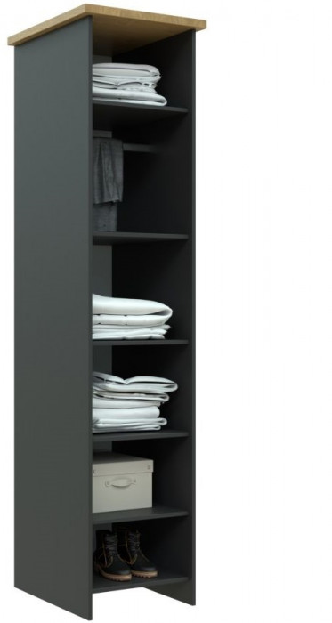 Модульный кабинет "Скандинавия" - Антрацит/Дуб наварра