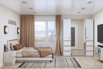 Спальня Анона белый. Комплект 1