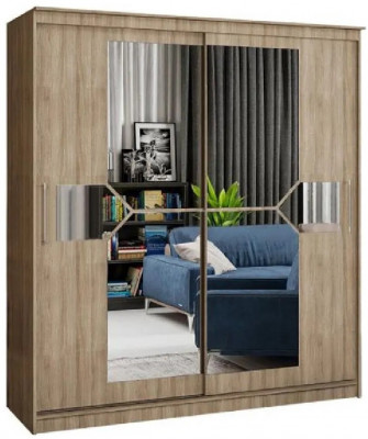 Шкаф-купе Элегант 2000 (Ясень шимо темный)