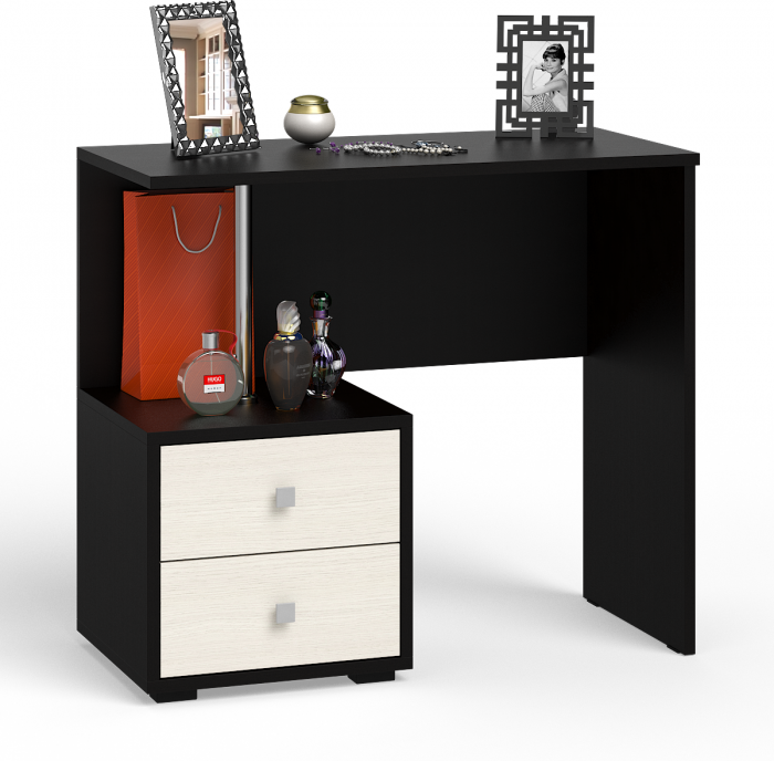 Камелия Стол косметический, венге/дуб лоредо