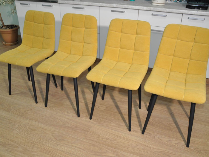 Обеденная группа Колорадо / Стул Х 4 шт. / Сосна Пасадена/черный / бид 43