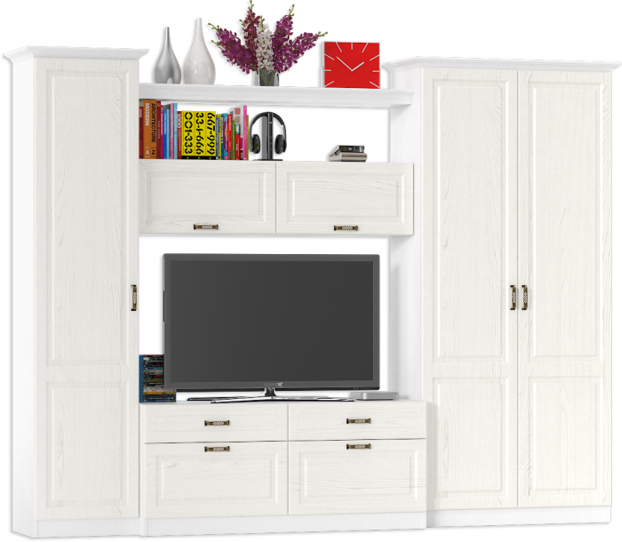 Ливерпуль Набор мебели 8, ясень ваниль/белый