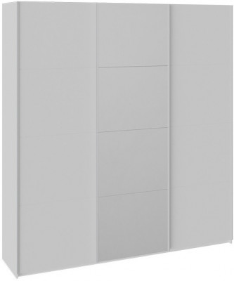 Траст СШК 2.210.70-15.13.15 Шкаф-купе 3-х дверный (2100x580x2300) (Белый снег, Стекло Белый Глянец/Зеркало/Стекло Белый Глянец)