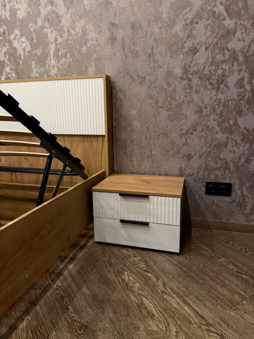 Марвэл Тумбы прикроватные 2шт, Дуб крафт/Мальта грей