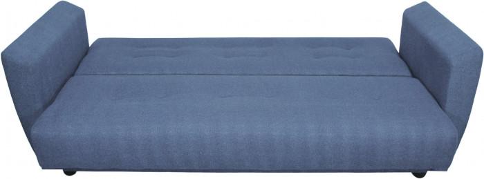 Раскладной диван-кровать, прямой, книжка, цвет серый, Лира 120х190