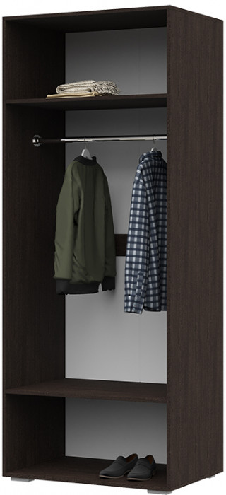 Вегас Шкаф 2-х ств 800*2000*570 венге/белый глянец