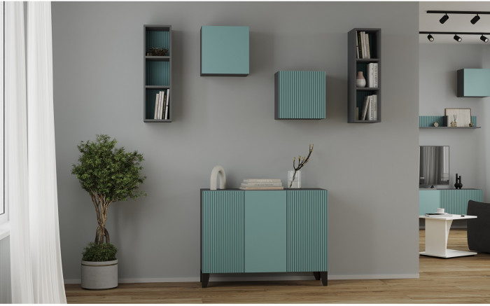 Гостиная Сириния, композиция 2, МДФ бриз