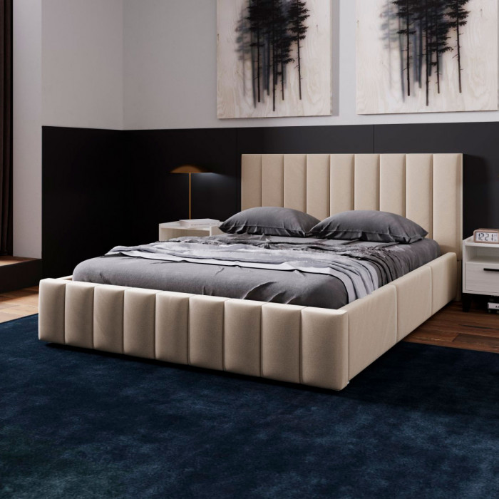 Корпус Нега интерьерной кровати (1,6м) бежевый