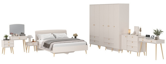 Афина Спальня 41-1600, цвет кашемир серый, сп.м. 1600х2000 мм., б/м, основание есть - фанера