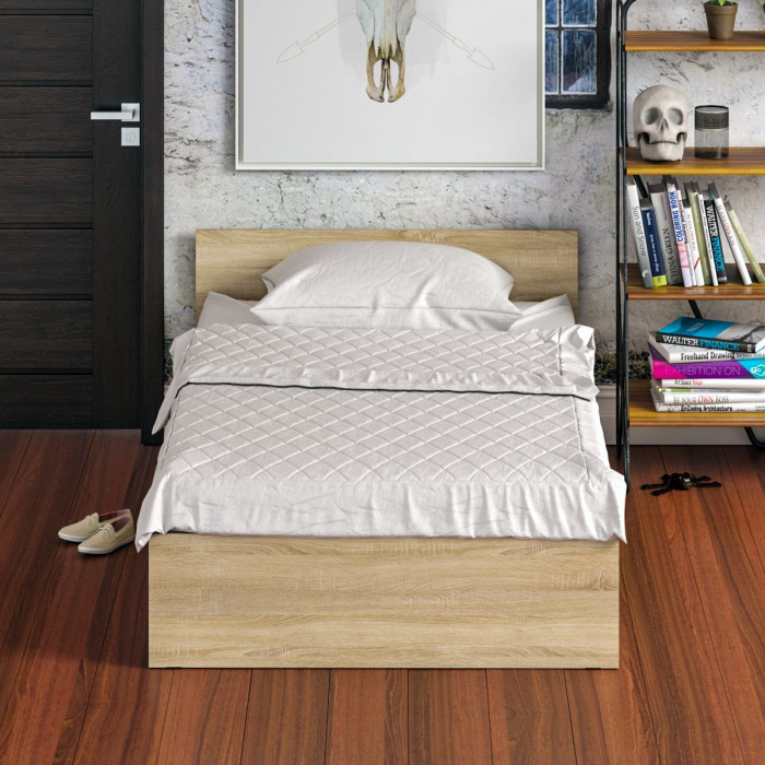 Стандарт Кровать 1200, дуб сонома