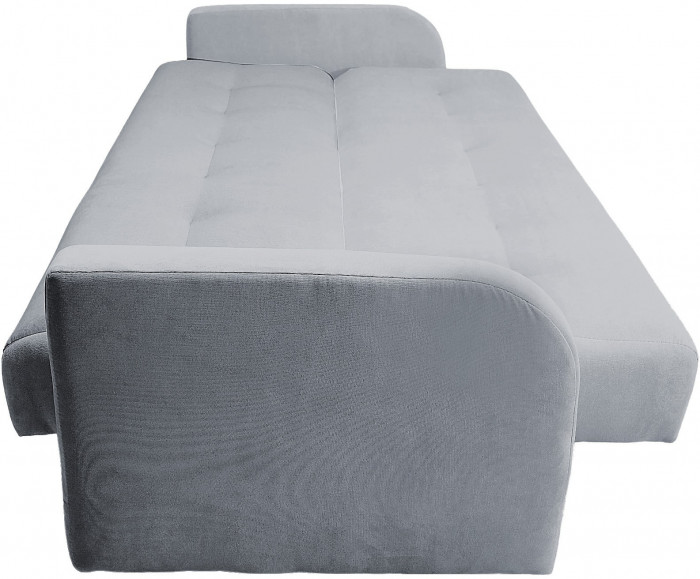 Диван-книжка ЛОНДОН серый 120 ЛЮКС, пружинный блок Боннель