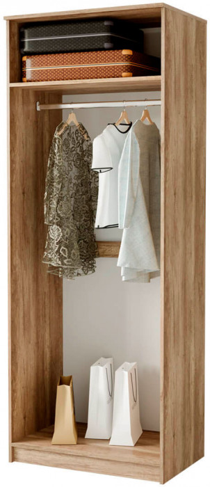 "Прайм" Шкаф 2-х дверный дуб каньон/M18