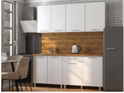 Кухонный гарнитур Танго 1,8м Белый