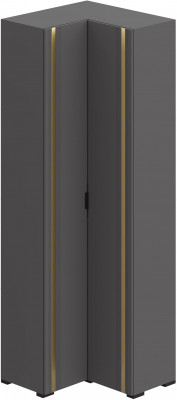 Эмэ Шкаф угловой ШК-3943, Графит