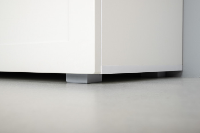 Остин 11.53 Кровать + ортопед + 13.225 Шкаф-пенал + 16.240 Комод, белый шагрень/дуб крафт золотой