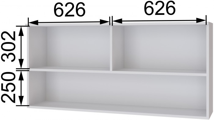 Толедо Полка навесная ТН-1 белый