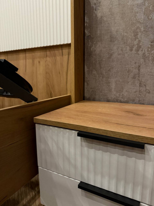 Марвэл Тумбы прикроватные 2шт, Крафт серый/Кашемир