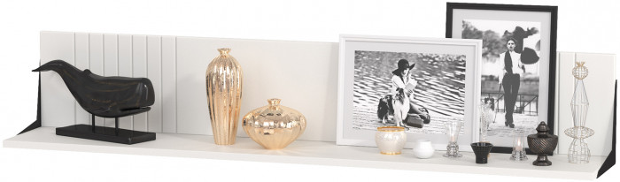 Валенсия Гостиная № 090, ЛДСП белый шагрень/МДФ белый шагрень