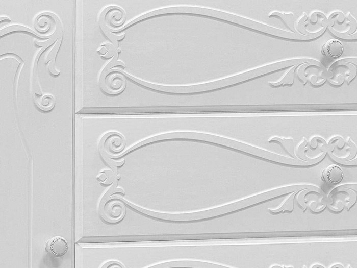 Гостиная Италия-4 белое дерево