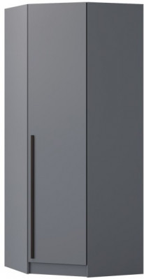 Шкаф Бастион ЛДСП угловой (графит)