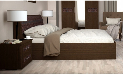 Кровать Кэт-4 арт.033 с подъёмным механизмом 160*200 (Венге)