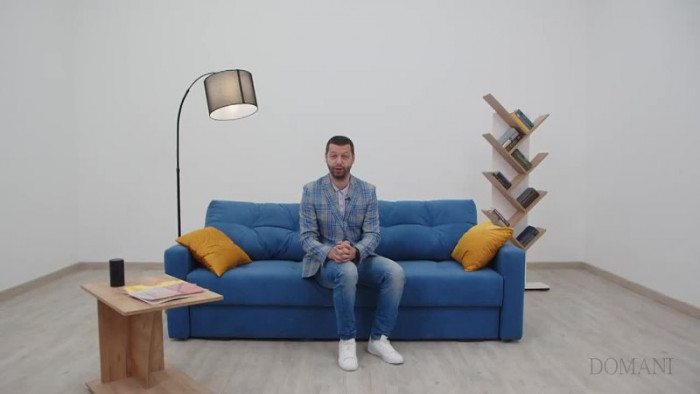 Диван раскладной Брэй серый