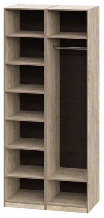 Шкаф без фасадов Этна 1 м. Комплект 1