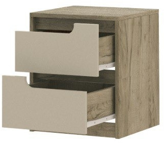 Модульная спальня Гавана, набор 3, Крафт серый/Кашемир